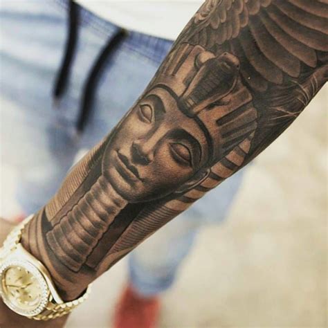 egyptian tattoos forearm